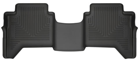 Husky Liners 2019 Ford Ranger SuperCrew WeatherBeater 2nd Row Black Floor Liners - 14411