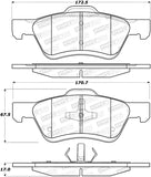 StopTech Street Brake Pads - 308.10473