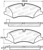 StopTech Street Brake Pads - Rear - 308.14790