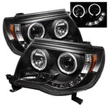 Spyder Toyota Tacoma 05-11 Projector Headlights LED Halo LED Black High H1 Low H1 PRO-YD-TT05-HL-BK - 5011916