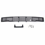 Putco 15-17 Ford F-150 - Stainless Steel Black Bar Design w/ Heater Plug Bumper Grille Inserts - 87160FP