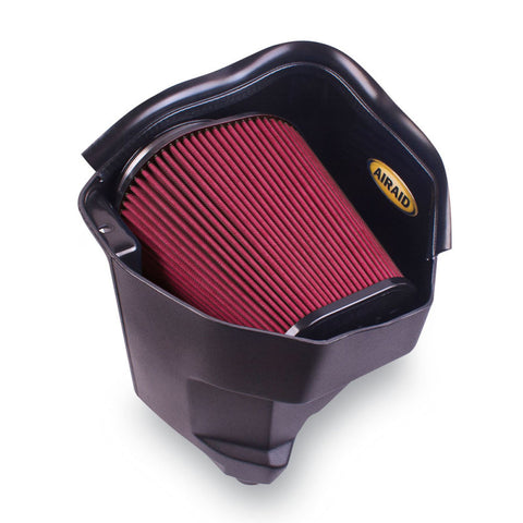 Airaid 11-14 Dodge Charger/Challenger MXP Intake System w/ Silicone Tube (Oiled / Red Media) - 350-319