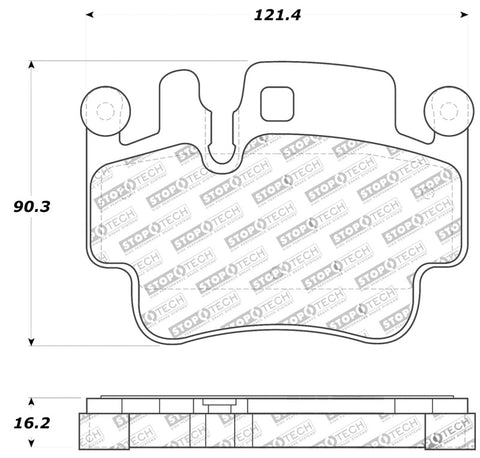 StopTech Performance Brake Pads - 309.09930