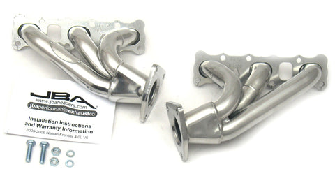 JBA 04-15 Nissan 4.0L V6 1-5/8in Primary Silver Ctd Cat4Ward Header - 1410SJS