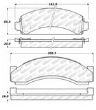 StopTech Street Select Brake Pads w/Hardware - Front/Rear - 305.05430