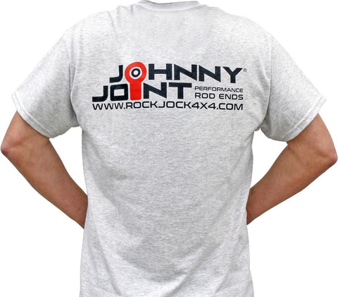 RockJock T-Shirt w/ Johnny Joint Logos Front and Back Gray XL - RJ-711006-XL