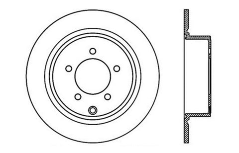 StopTech Slotted & Drilled Sport Brake Rotor - 127.63069L