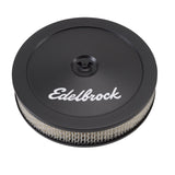 Edelbrock Air Cleaner Pro-Flo Series Round Steel Top Paper Element 10In Dia X 3 5In Black - 1203