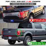 Spyder Ford F150 2015-2017 Light Bar LED Tail Lights - Red Clear ALT-YD-FF15015-LBLED-RC - 5083692