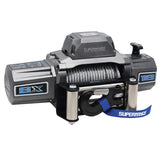 Superwinch 12000 LBS 12V DC 3/8in x 85ft Wire Rope SX 12000 Winch - Graphite - 1712200