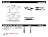 StopTech Performance 07-08 Infiniti G35 2WD Sedan / 08 Infiniti G37 Coupe Front Brake Pads - 309.12870