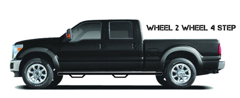 N-Fab Nerf Step 14-17 Chevy-GMC 1500 Regular Cab 6.5ft Bed - Tex. Black - Bed Access - 3in - C1470RC-4-TX