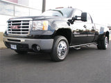 N-Fab Nerf Step 07-10 Chevy-GMC 2500/3500 Crew Cab 8ft Bed - Gloss Black - Bed Access - 3in - C07115CC-6