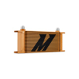 Mishimoto Universal 16-Row Oil Cooler Gold - MMOC-16GD