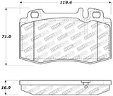 StopTech Performance 94-12/96 Maserati / Mercedes Benz C/E/ML/S/SL Series Front Brake Pads - 309.08470