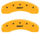 MGP 2 Caliper Covers MGP Yellow Finish Black Characters 2018 Chevrolet Tahoe - 14254RMGPYL