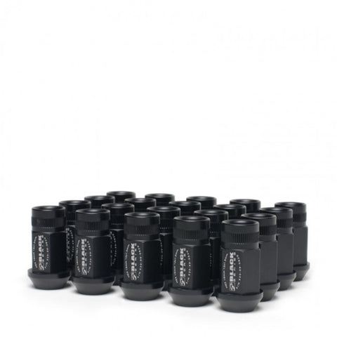 Skunk2 12 x 1.5 Forged Lug Nut Set (Black Series) (20 Pcs.) - 520-99-0855