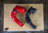 Mishimoto 2016+ Polaris RZR XP Turbo Silicone Intake J-Tube - Red - MMHOSE-RZR-16AIRD