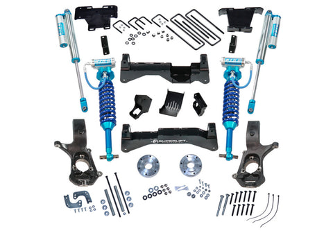 Superlift 07-16 Chevy Silv 4WD 8in Lift Kit w/ OE Cast Steel Control Arms & King Coilovers & Shocks - K919KG
