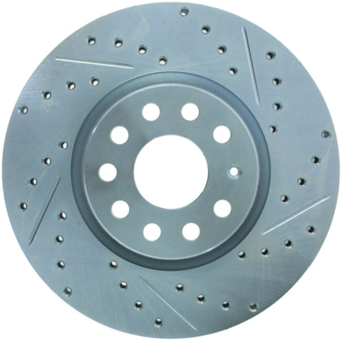 StopTech Select Sport 06-17 Volkswagen Jetta Slotted & Drilled Front Left Rotor - 227.33098L