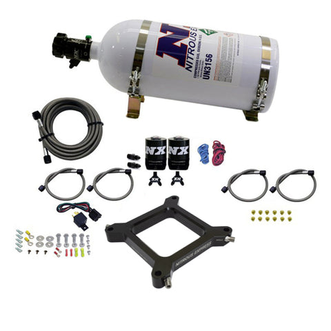 Nitrous Express 4150 Assassin Plate Pro Power Nitrous Kit (100-500HP) w/10lb Bottle - 67540-10