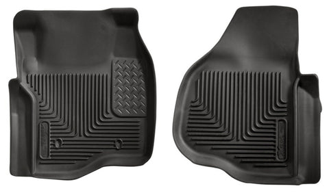 Husky Liners 11-12 Ford F250/F350/F450 Series Reg/Super/Crew Cab X-Act Contour Black Floor Liners - 53301