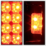 Spyder Ford F150 side 97-03/F250/350 Duty 99-07 LED Tail Lights Red Clear ALT-YD-FF15097-LED-RC - 5003485