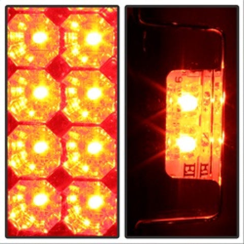 Spyder Ford F150 side 97-03/F250/350 Duty 99-07 LED Tail Lights Red Clear ALT-YD-FF15097-LED-RC - 5003485