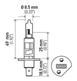 Hella Optilux H1 12V/55W XY Yellow Bulb - H71070642