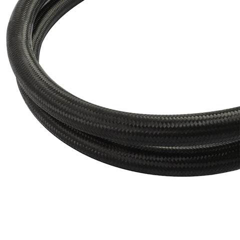 Mishimoto 15Ft Stainless Steel Braided Hose w/ -10AN Fittings - Black - MMSBH-10180-CB