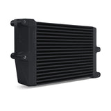 Mishimoto Heavy-Duty Oil Cooler - 10in. Opposite-Side Outlets - Black - MMOC-OO-10BK