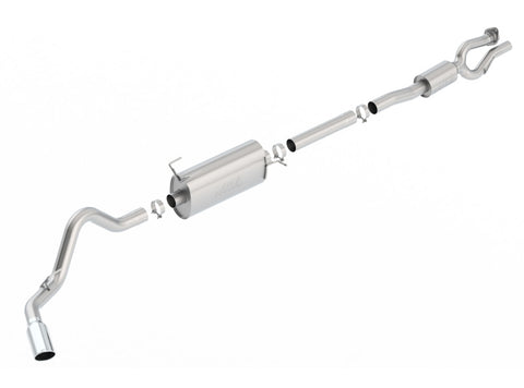 Borla S-Type Cat-Back 17-19 Ford F-250/350 Super Duty Side Exit Exhaust - 5in tip (Gas Only) - 140798