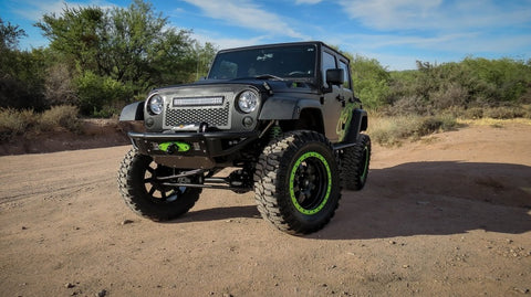 Addictive Desert Designs 07-18 Jeep Wrangler JK Venom Front Bumper w/ Winch Mount - F952271370103