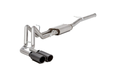 Gibson 14-18 GMC Sierra 1500 Denali 5.3L 3in/2.25in Cat-Back Dual Sport Exhaust - Black Elite - 65656B