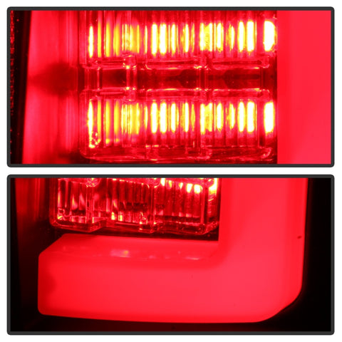 Spyder 09-14 Ford F150 V2 Light Bar LED Tail Lights - Black (ALT-YD-FF15009V2-LBLED-BK) - 5084200