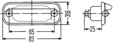 Hella Lamp K Sf 2Ka (MOQ 4) - 001378041