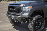 Addictive Desert Designs 2014+ Toyota Tundra Stealth Fighter Front Bumper w/Winch Mount & Sensors - F741422860103