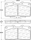 StopTech Street Brake Pads - Front - 308.05310