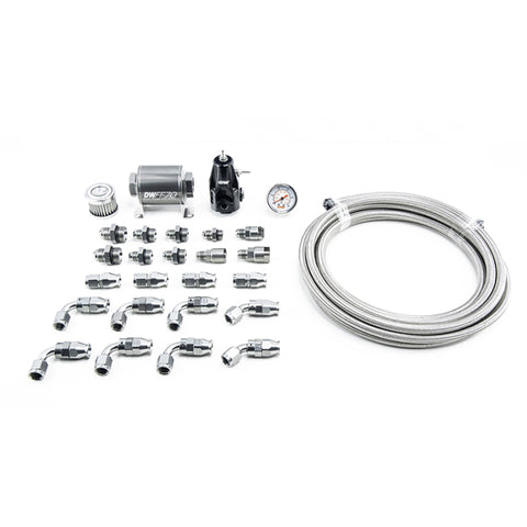 DeatschWerks 01-15 Honda Civic DW400 Pump Module Return Plumbing Kit w/PTFE Fuel Lines - 6-608