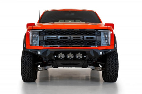 Addictive Desert Designs 2021+ Ford Raptor Bomber Front Bumper w/ 3 Baja Designs LP6 Light Mounts - F210014100103