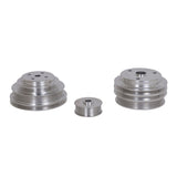 BBK 85-97 GM Truck 305 350 Underdrive Pulley Kit - Lightweight CNC Billet Aluminum (3pc) - 1598