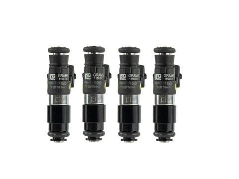 Grams Performance Mitsubishi Evo 1-9 / Eclipse GSX/GS-T 1150cc Fuel Injectors (Set of 4) - G2-1150-0600