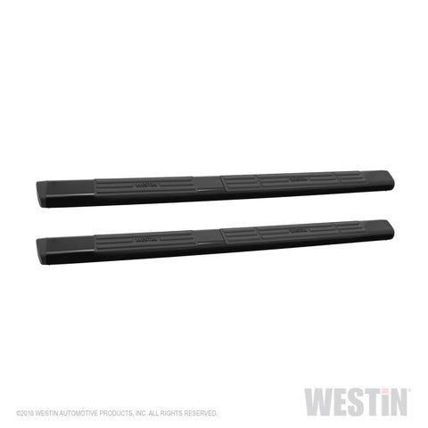 Westin Premier 6 in Oval Side Bar - Mild Steel 91 in - Black - 22-6045