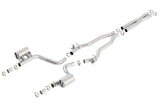 Borla 15-16 Dodge Charger Hellcat 6.2L V8 ATAK Catback Exhaust w/ Valves No Tips Factory Valance - 140669