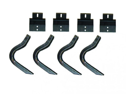Lund 05-17 Nissan Frontier Crew Cab EZ Running Board Mounting Bracket Kit - Brite - 300061