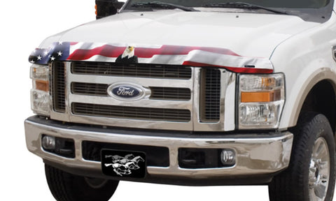 Stampede 1992-1996 Ford Bronco Vigilante Premium Hood Protector - Flag - 312-30