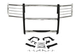 Go Rhino 15-17 Ford F-150 (Excl. ACC Models) 3000 Series StepGuard Center Grille + Brsh Grd - Chrome - 3295MC