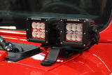 Go Rhino 18-20 Jeep Wrangler JL/JLU/Gladiator JT Light Mount - Two 3in Cubes - 730230T