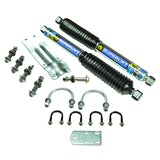 Superlift 73-91 GM 1/2 Ton 4WD Vehicles Solid Axle Dual Steering Stabilizer Kit w/ SS Shocks by BIL - 92714