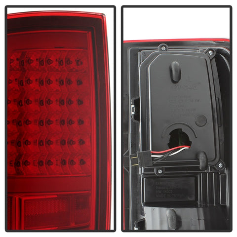 xTune Dodge Ram 1500 09-16 LED Tail Lights Incandescent Model Only - Red Clear ALT-ON-DR09-LBLED-RC - 5082213